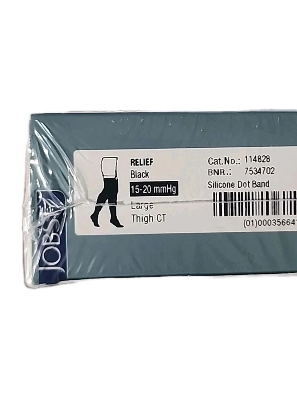 Jobst Medical Compression Legwear Thigh High CT Large Black 15-20 mmHg 114828